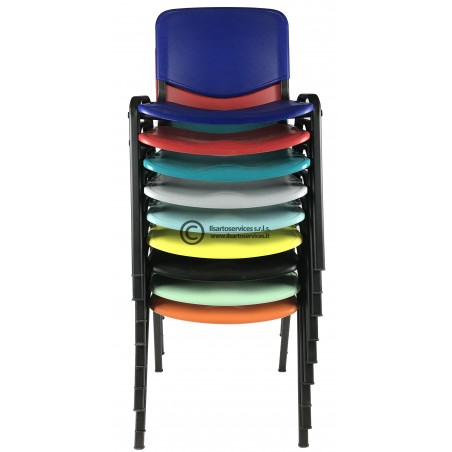 Sedia in PVC disponibile in 9 colori