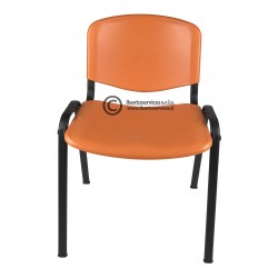Sedia in PVC Arancione